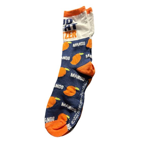 Crazy Boxer Men's Bud Light Mango Seltzer Crew Socks (3 Pairs) (6-13)#1 - Picture 9 of 10